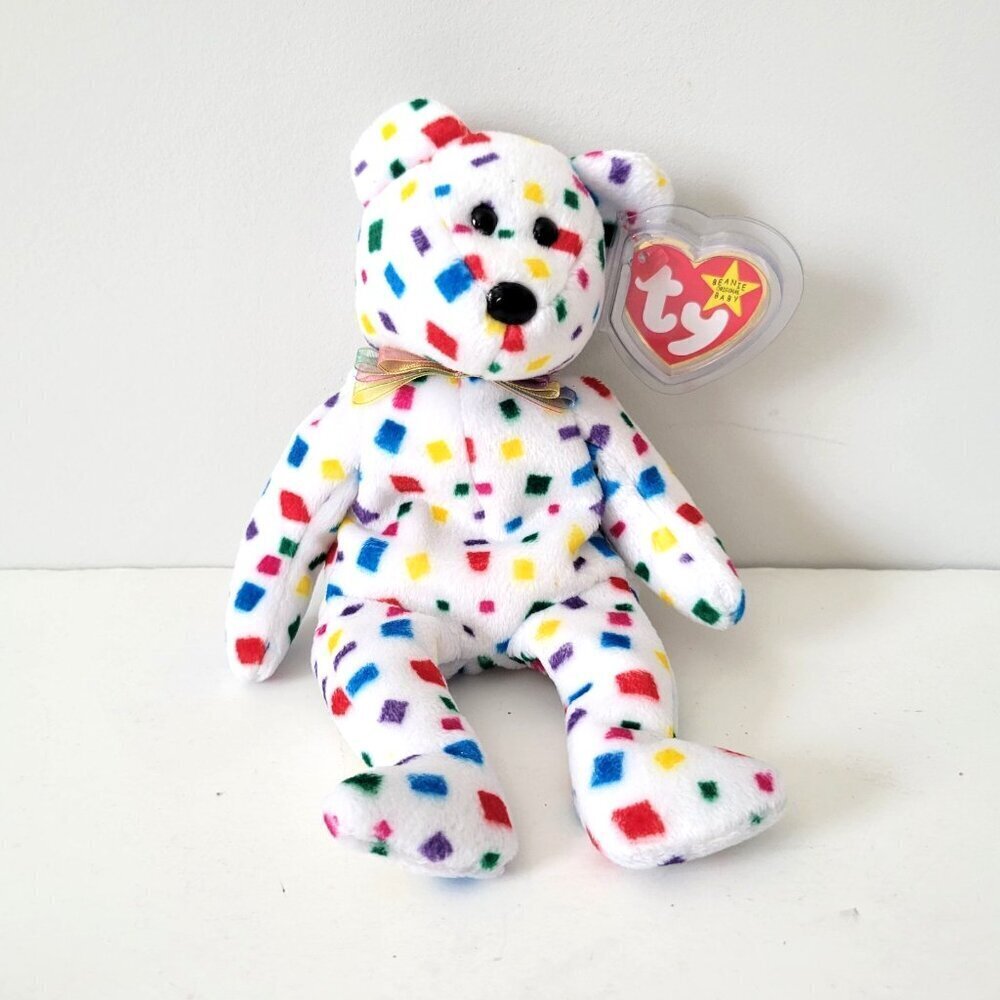 Vintage Ty Beanie Baby Ty 2k Teddy Bear 1999/2000 Original Tags Multicolor